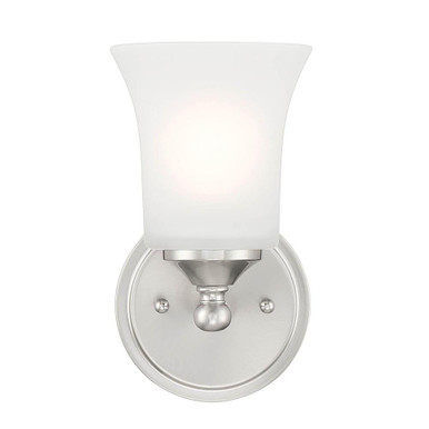 Bronson 1 Light Wall Sconce by Designers Fountain - D278M-WS-BN