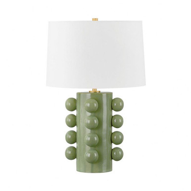 Roselle 1 Light Table Lamp 26.25 x 17.25 Inches by Hudson Valley - L9126-AGB/CMC