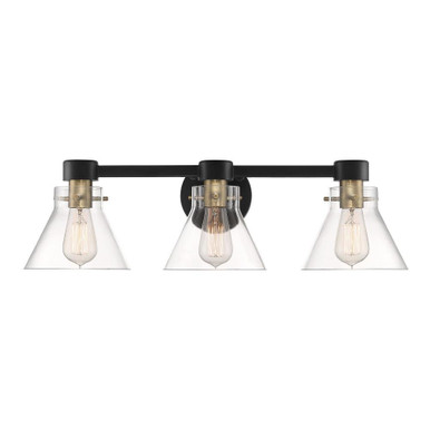 Willow Creek 3 Light Vanity Light by Designers Fountain - d204m-3b-mb