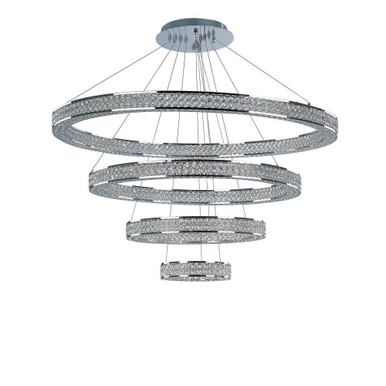 Eternity 4 Light Oversized Chandelier by Maxim - 39778BCPC