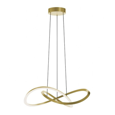 Celeste 31W 1 LED Pendant 5.75 Inch Tall and 23.63 Inch Wide by Afx - CLSP24LAJUD