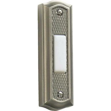 Zinc Door Chime Button 3.5 Inch Tall and 1 Inch Wide by Quorum 7-301-92 - 7-301-92
