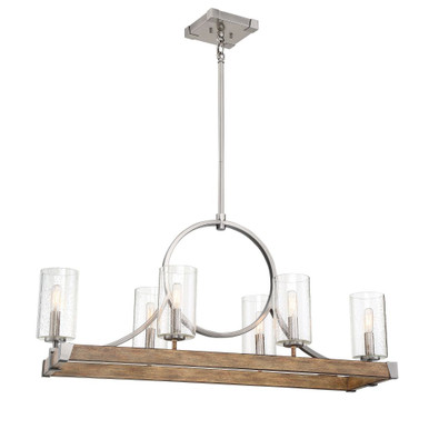Country Estates 6 Light Medium Island Pendant by Minka Lavery - 4016-280