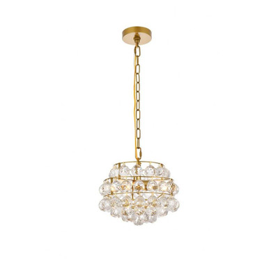 Savannah 3 Light Medium Pendant 12 Inch Wide by Elegant - 1106D12
