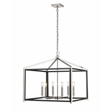 Wiscoy 6 Light Medium Chandelier by Innovations - 376-6CR-24