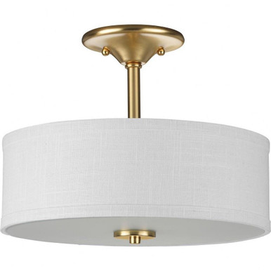Inspire 2 Light Semi Flush Mount 10.13 x 13 Inch by Progress  - P350129-012
