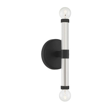 Kingsburg 2 Light Wall Sconce 11.5 Inch Tall X 4.5 Inch Wide by Savoy House - L9-6733-2