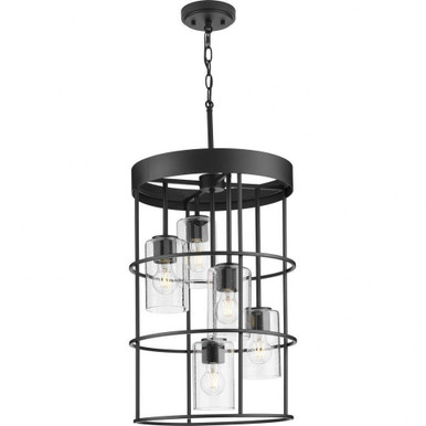 Burgess 5 Light Small Foyer Chandelier by Progress - P500402