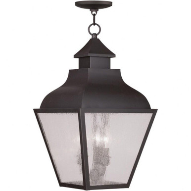 Vernon 3 Light Outdoor Wall Lantern by Livex - 2454-07
