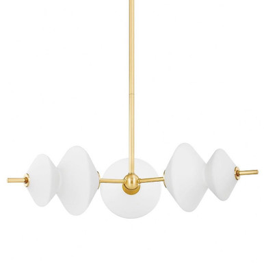 Barrow 3 Light Oversized Chandelier by Hudson Valley - 7403-AGB