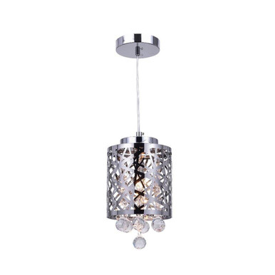 Eternity 1 Light Mini Pendant by CWI - 5008P6ST