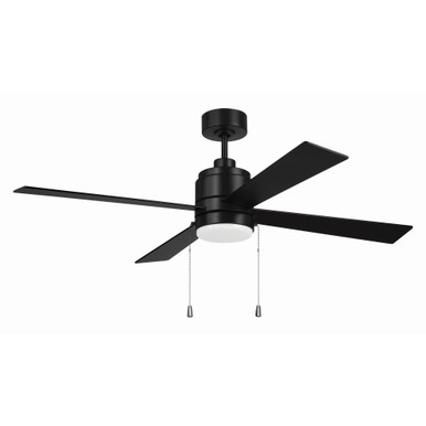 McCoy 4 Blade Ceiling Fan with Light Kit 52 Inch Wide by Craftmade - MCY52-4-PC