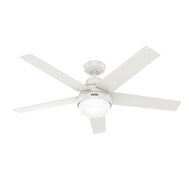 Aerodyne 5 Blade Ceiling Fan with Light Kit 52 Inch Wide by Hunter Fans - 51336
