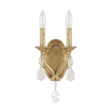 Blakely Two Light Candle Style Wall Sconce by Capital - 1617AG-CR