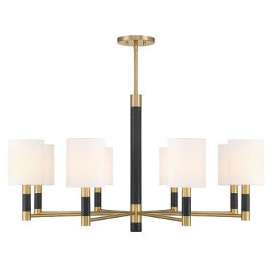 Conrad 8 Light Chandelier 22.38 Inch Tall and 40 Inch Wide By Savoy House - 1-4605-8-322