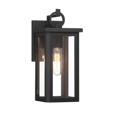 Boadie 4W 1 LED Outdoor Wall Mount 13 Inch and 5.5 Inch Wide by Crystorama - ED0811001MK