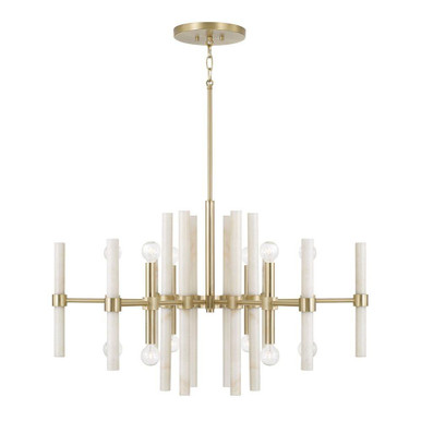 Marlow 12 Light Chandelier 20 Inch Tall and 34.75 Inch Wide by Capital - 458001MA