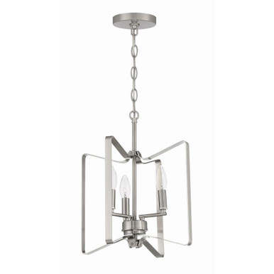 Shayna 3 Light 13 Inch Wide Semi Flush Mount by Craftmade - 56153