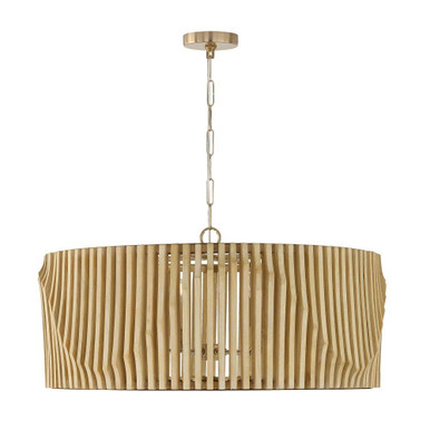 Archer 6 Light Pendant 14.5 Inch Tall and 32.25 Inch Wide by Capital - 344664BWB