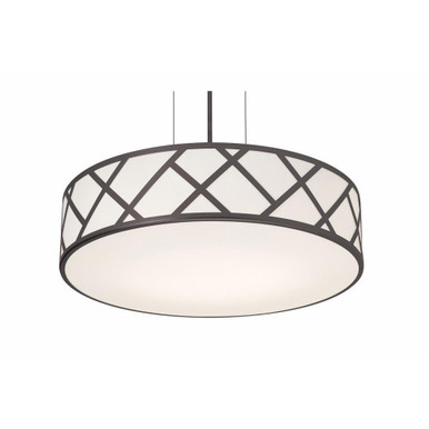 Haven 3 Light Large Pendant 21 Inches Wide by AFX - HVNP21MBBK