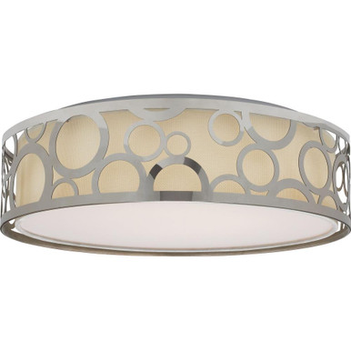 20W 1 LED 15 Inch Wide Decorative Gen Flush Mount by Nuvo - 62-98