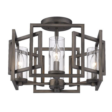 Marco 4 Light 16 Inch Wide Flush Flush Mount by Golden - 6068-FM