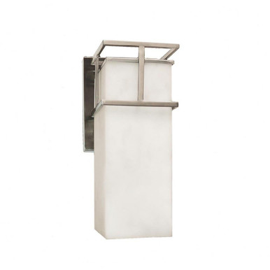 Clouds Structure 1 Light Large Outdoor Wall Mount by Justice Design - CLD-8644W