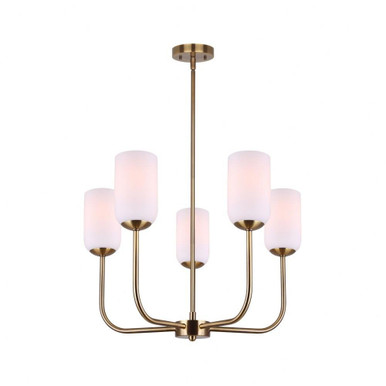 Novalee 5 Light Medium Chandelier by Canarm - ICH1130A05GD
