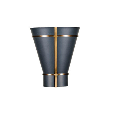 Brasserie 1 Light Wall Sconce 16.5 Inch Tall and 12.5 Inch Wide By Varaluz - 536W01ZNCBRZ