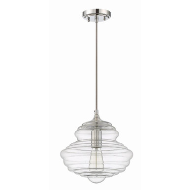 1 Light Small Pendant 130 Inch Tall by Craftmade - P610CH1
