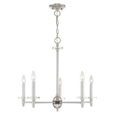 Bennington 5 Light Medium Chandelier by Livex - 42705