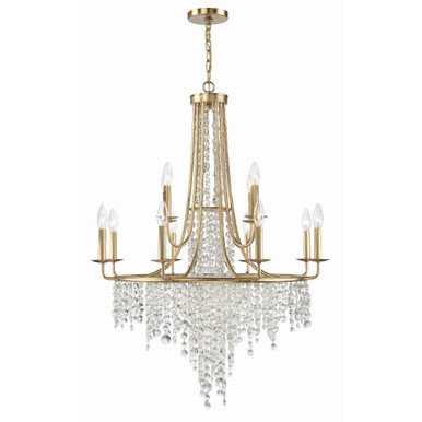 Gabrielle 12 Light Large Round Chandelier by Crystorama - GAB-B7312