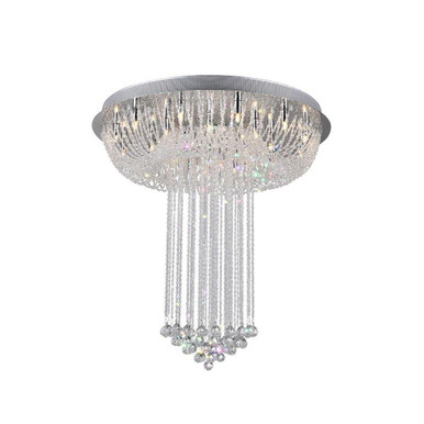 Waterfall 23 Light 32 Inch Wide Flush Mount by CWI - 6615C32C