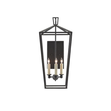 Denison 3 Light Wall Sconce by Currey Company - 5000-0169