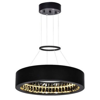 Rosalina LED Light Small Round Chandelier by CWI - 1040P16-101
