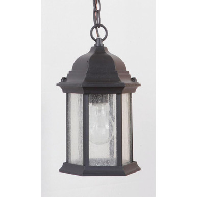 Hex 1 Light Small Outdoor Pendant by Craftmade - Z291-TB-CS