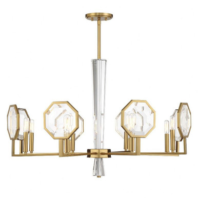 Leighton 8 Light Oversized Chandelier by Savoy House - 1-2218-8-322