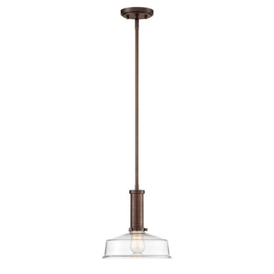 Carson 1 Light Small Pendant by Designers Fountain - 96532-scb