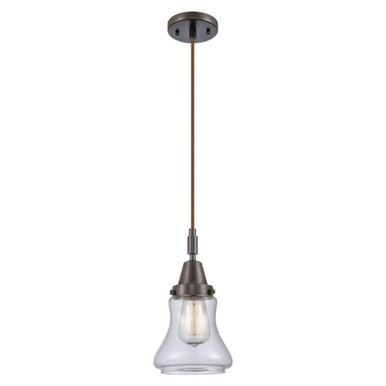 Bellmont 1 Light Cord Mini Pendant 11.13 Inch Tall by Innovations - 447-1P-G19