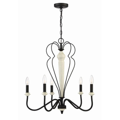 Anna 5 Light Medium Chandelier by Craftmade - 52525-CWESP