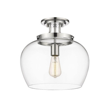 Joliet 1 Light Inch Wide Semi Flush Mount by Z-Lite - 473P