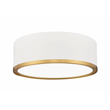 Bradley 24W 1 LED Flush Mount 4 Inch Tall and 12.25 Inch Wide By Z-Lite - 1018F12
