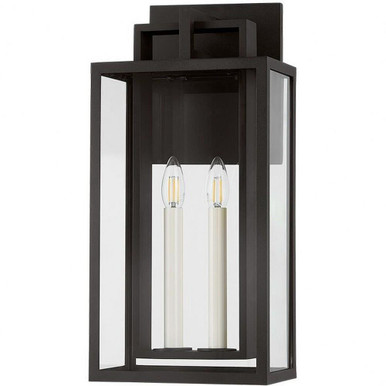 Amire 2 Light Wall Sconce 20 Inch Wide by Troy - B3620-TBK