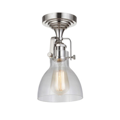 State House 1 Light 6 Inch Wide Flush Mount by Craftmade - X8317-PLN-C