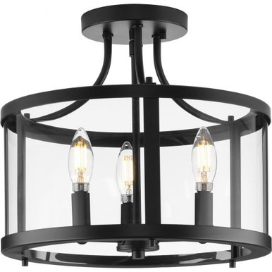Gilliam 3 Light 13 Inch Wide Flush Mount by Progress - P350231