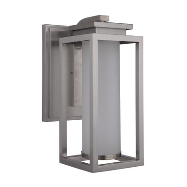Vailridge 10W 1 LED Large Outdoor Wall Lantern by Craftmade - ZA1324-SS-LED