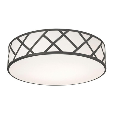 Haven 3 Light 16.75 Inch Wide Flush Mount by AFX - HVNF17MB
