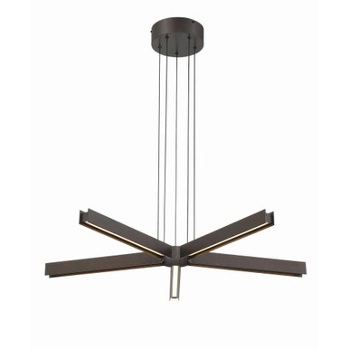 Structure 1 LED Light Large Chandelier by George Kovacs - P5490-172-L
