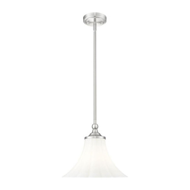 Fleur 1 Light Pendant 10.75 Inch Tall and 12 Inch Wide by Z Lite - 1958P12