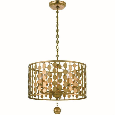 Layla 5 Light Small Chandelier by Crystorama - 545